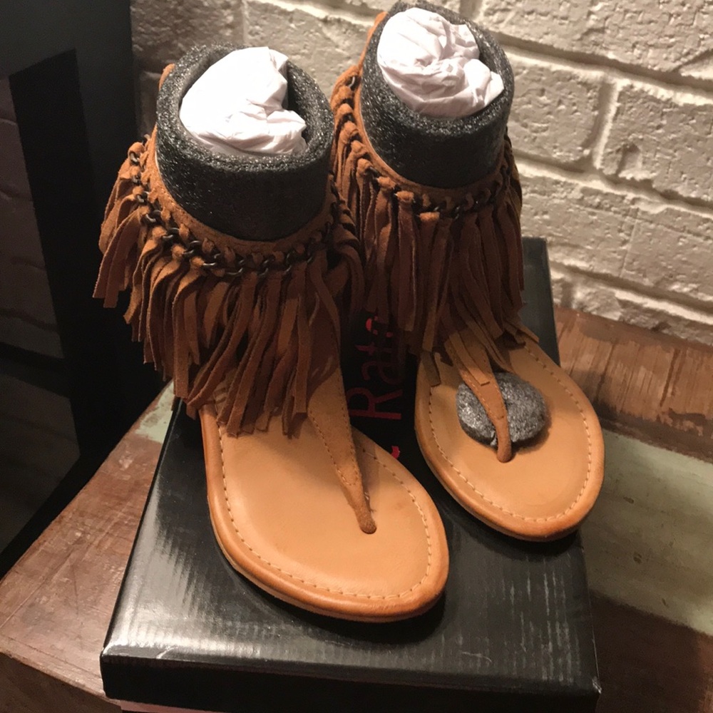 Not Rated camel brown sandal